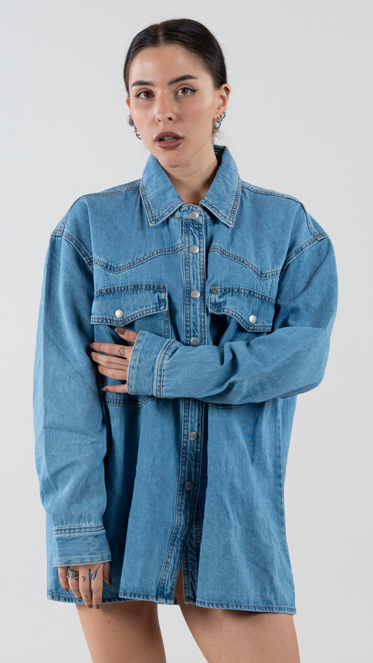 Camicia over Denim - Alma Shop
