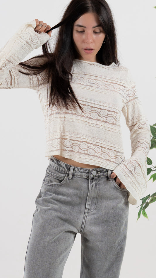 Maglia in pizzo - Alma Shop