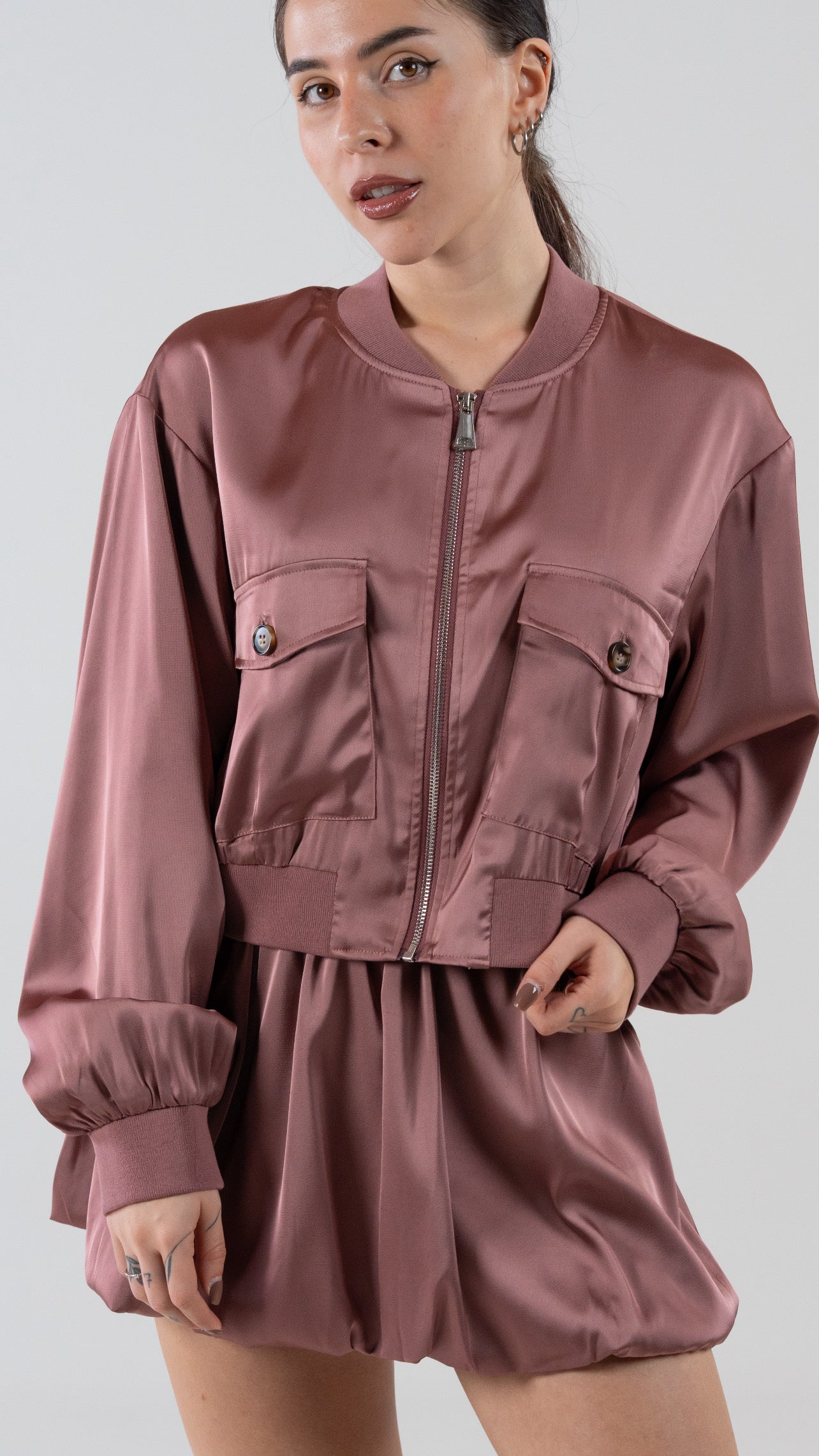 Giacca Tasche Rasone - Alma Shop